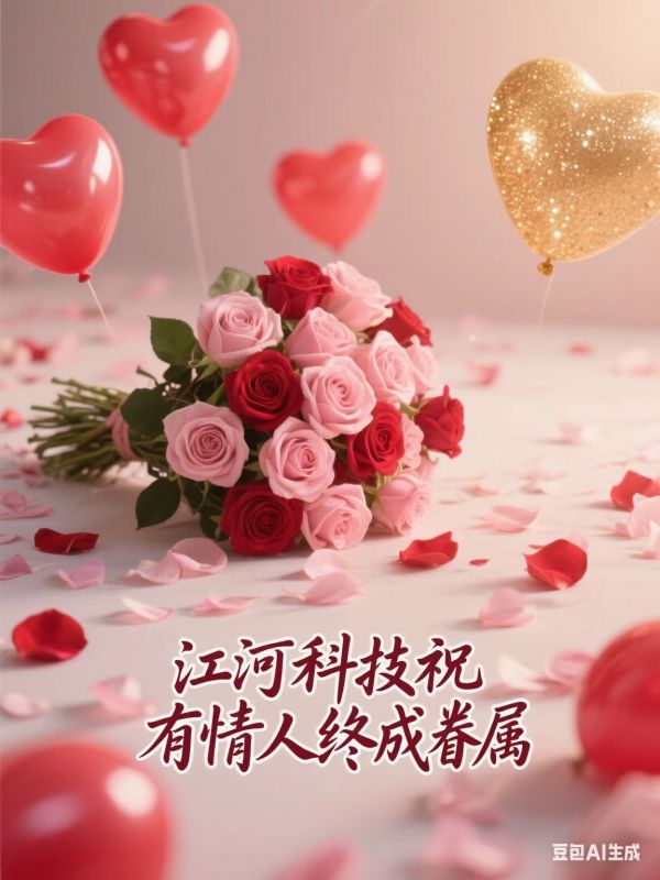 七夕良辰至，愛意漫星河。江河科技祝愿每對(duì)有情人，既能共享朝朝暮暮的溫情，也能攜手奔赴歲歲年年的美好!
